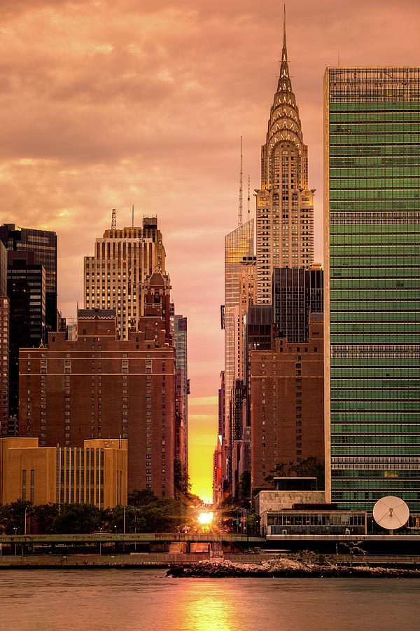 Manhattanhenge Photograph by Mihai Andritoiu