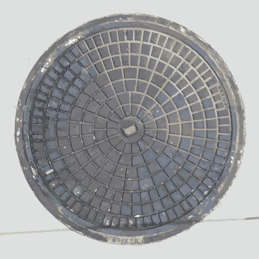 Manhole Cover Photograph by Stan  Magnan