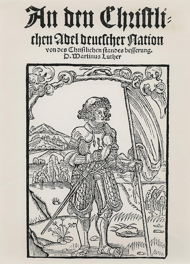 Strasbourg Drawing - Manifesto to the Christian Nobility of the German Nation by German School