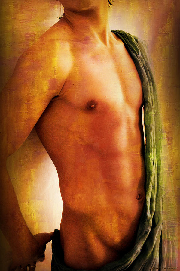 Nude Painting - Manipulation In Yellow by Mark Ashkenazi