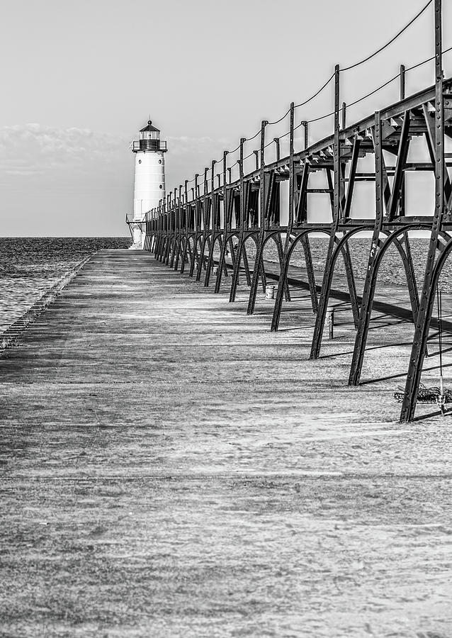 Manistee Lighthouse Photograph by Joe Holley