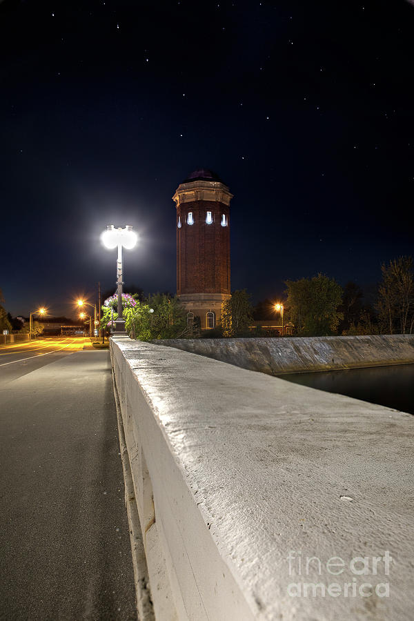 Manistique Water Tower Big Dipper -2293 Photograph by Norris Seward