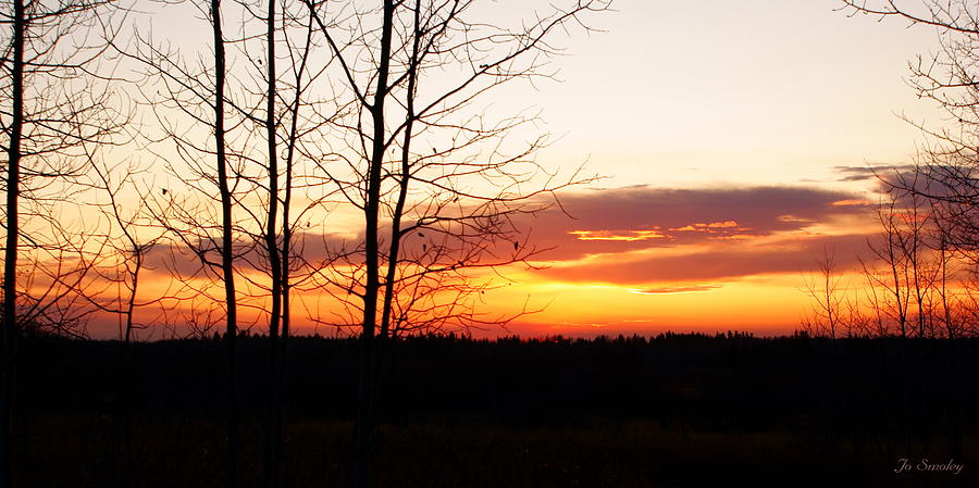 Manitoba Sunset Photograph by Jo Smoley