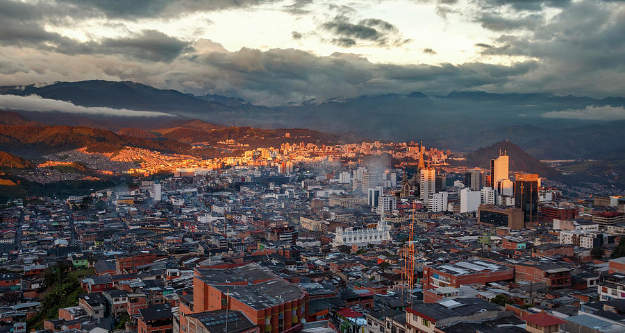 Manizales Sunset Colombia Photograph by Adam Rainoff