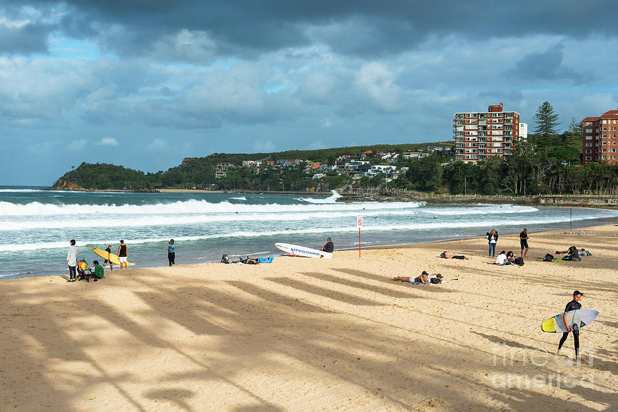 Manly beach Photograph by Andrew Michael