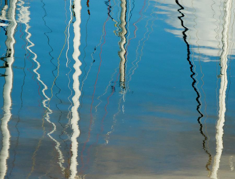 Manly Marina Reflections Photograph by Denise Clark