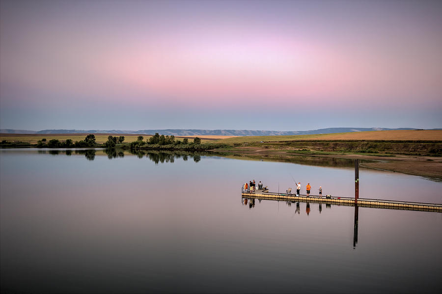 Mann Lake Fishing Photograph by Brad Stinson