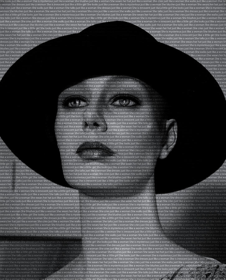 Lady Photograph - Mannequin With Text by Adriana Zoon Lady Photograph - Mannequin With Text by Adriana Zoon