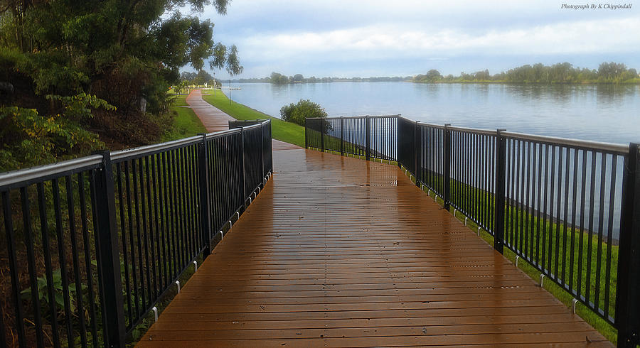 Manning River walk way 01 Photograph by Kevin Chippindall