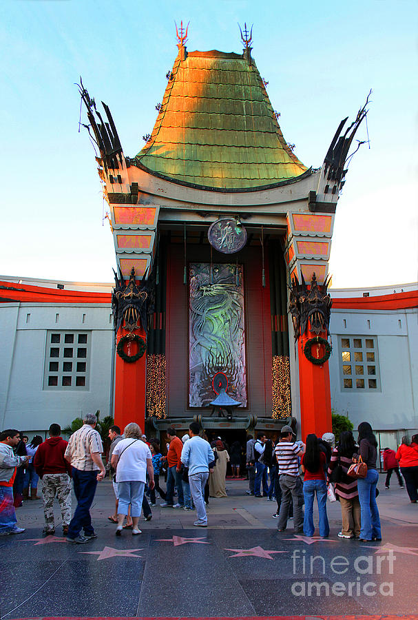 Manns Chinese Theatre Hollywood California Photograph by Wernher Krutein
