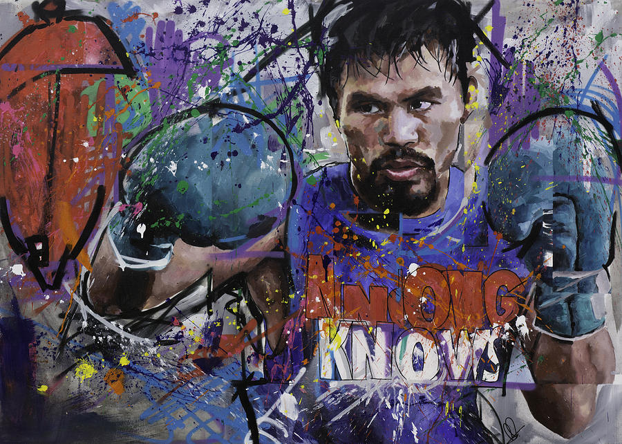 Manny Pacquiao Painting by Richard Day