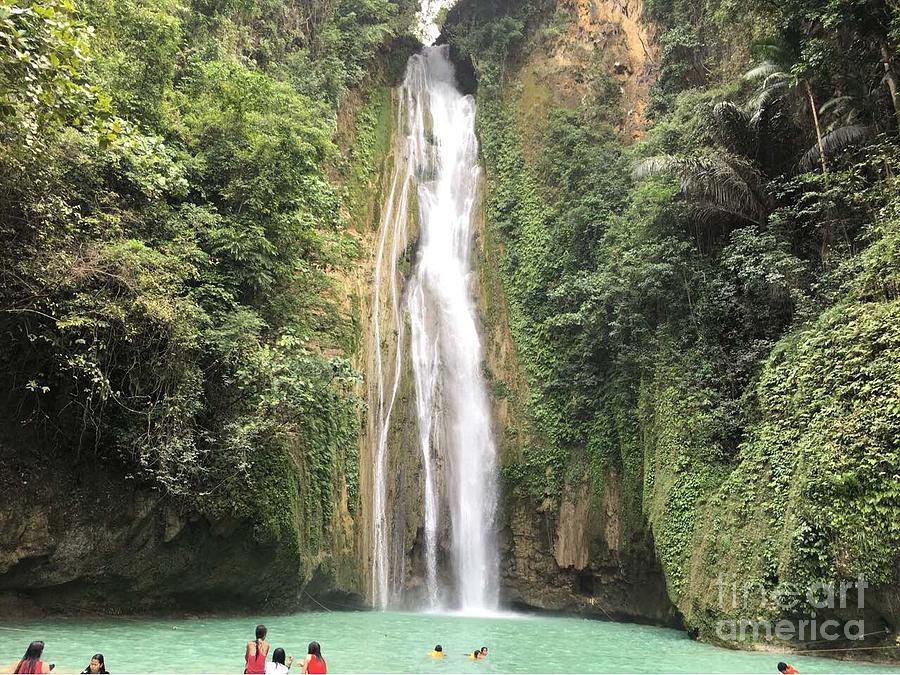 Nature Photograph - Mantayupan Falls by Kay Novy