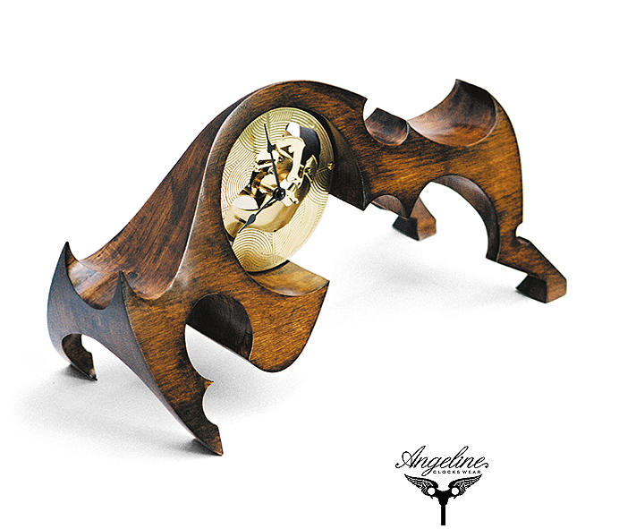 Mantel Clock Sculpture - Mantel clock Europa by Matej Zorec