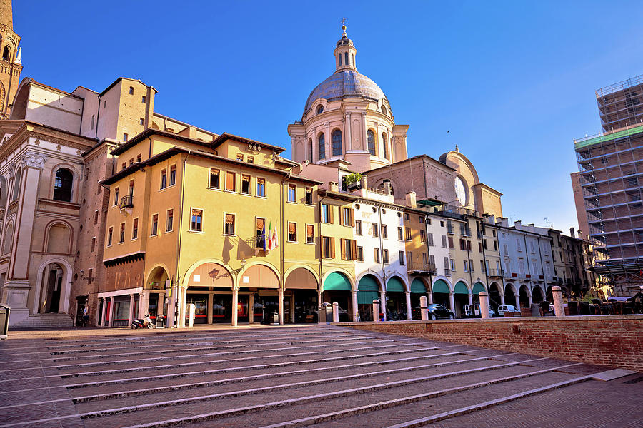 Mantova city Piazza delle Erbe view Photograph by Brch Photography