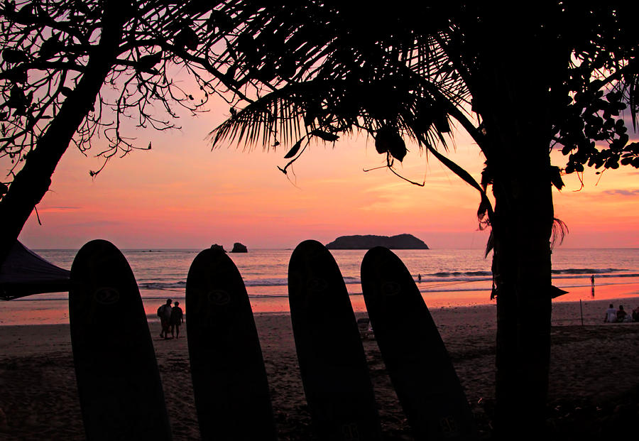Manuel Antonio Coastline at Sunset Photograph by Carolyn Derstine