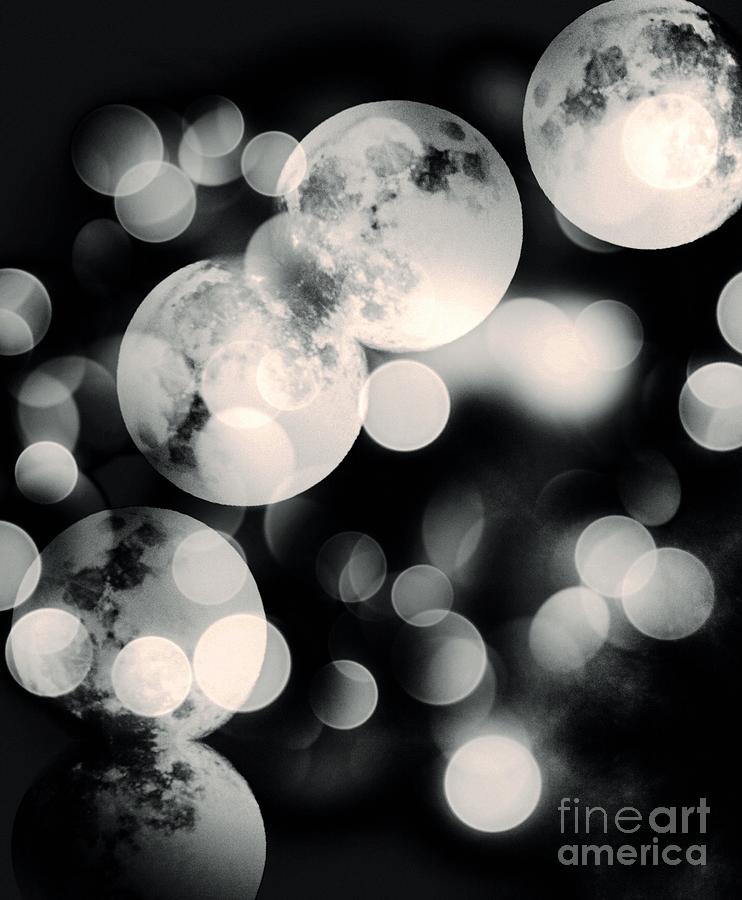 Many Moons Digital Art