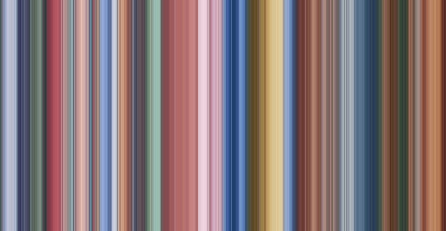 Many Vertical Lines of Varying Colors #1 Painting by Der Magen - Pixels