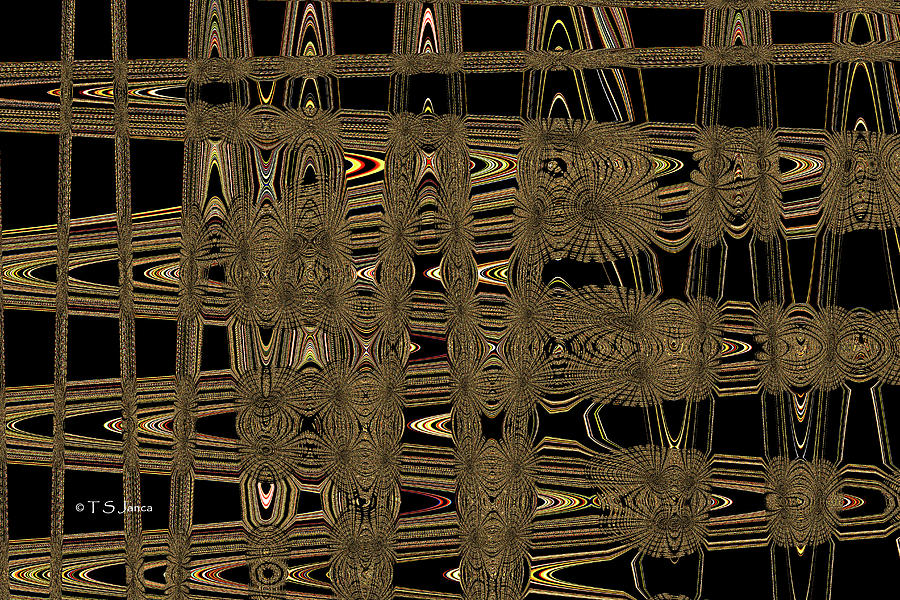 Manzanita Berries E-3 Abstract Digital Art by Tom Janca
