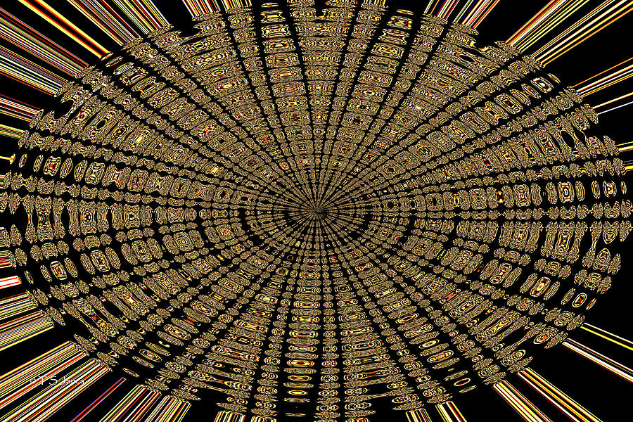 Manzanita Berries Oval Abstract Digital Art by Tom Janca