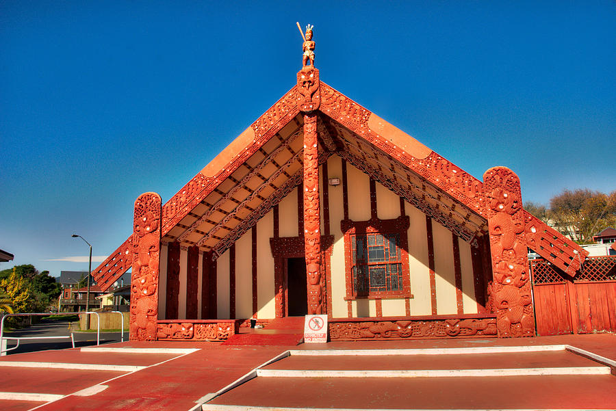 Maori Meeting House Photograph by Mark Dodd