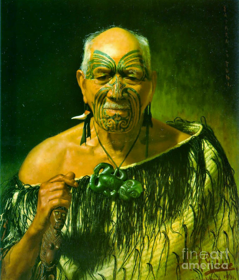 Maori Warrior 1901 Photograph by Padre Art