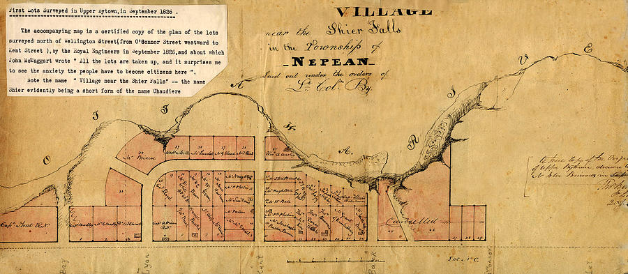 Map Of Nepean 1826 Photograph by Andrew Fare