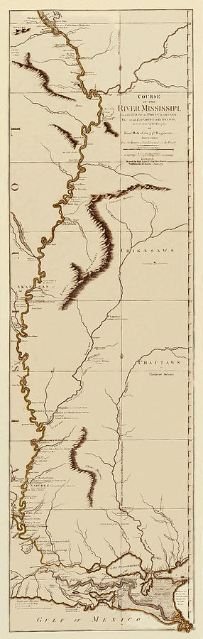 Map Of The Mississippi Riverr 1775 Photograph by Andrew Fare - Fine Art ...