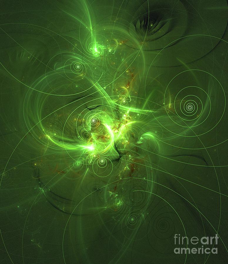 Abstract Digital Art - Map of the Universe by Esoterica Art Agency