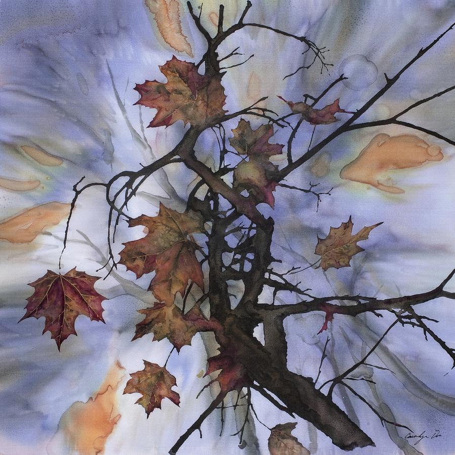 Maple Autumn Splash Tapestry - Textile by Carolyn Doe