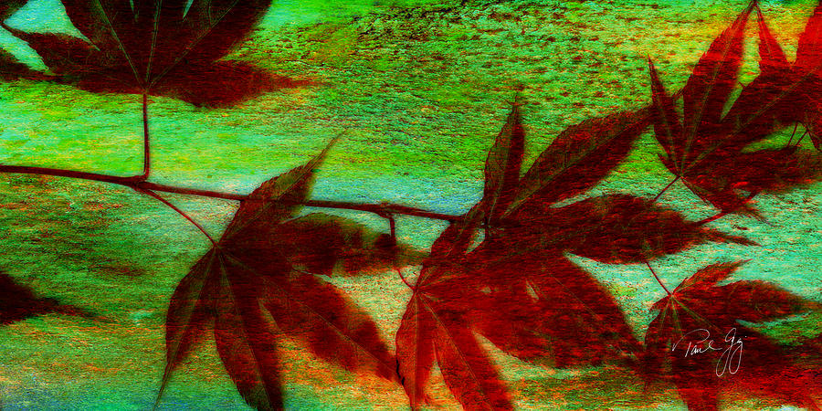 Maple Leaf 3 Mixed Media by Paul Gaj