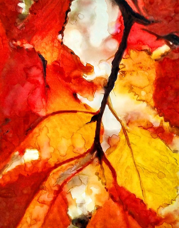 Maple Painting by Lelia DeMello