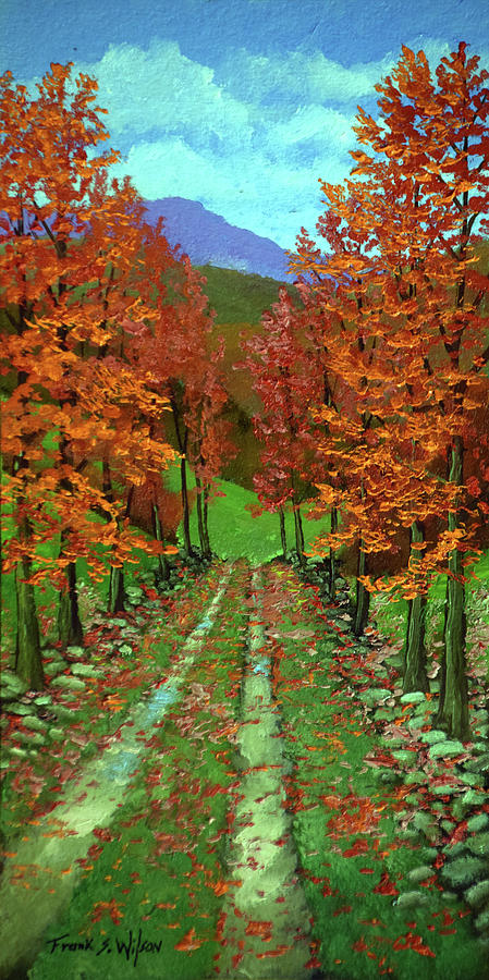 Maple Road Painting by Frank Wilson