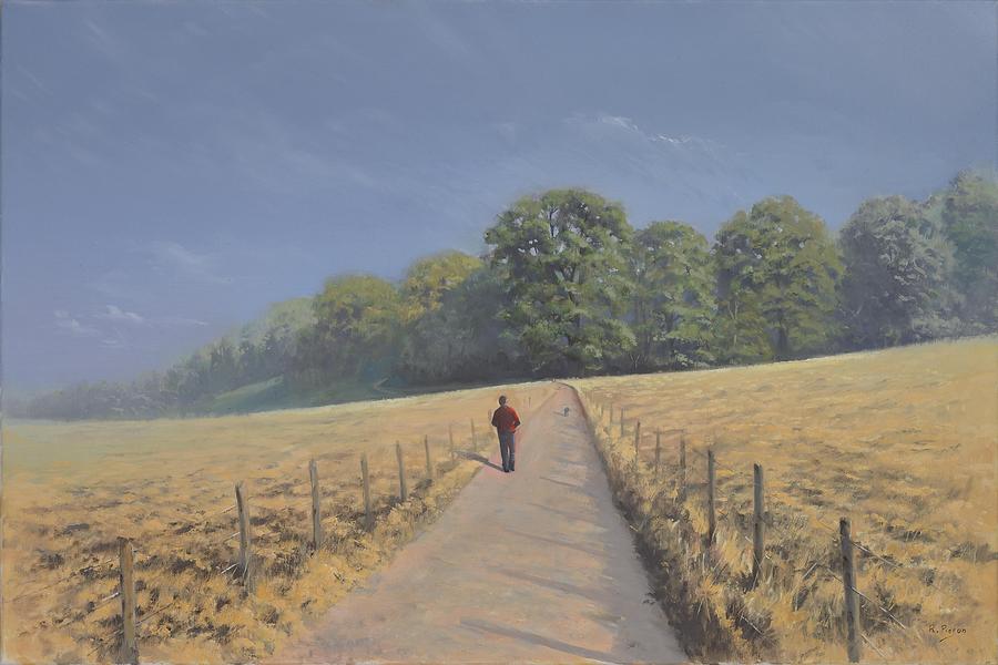 Landscape Painting - Mapledurham by Richard Picton