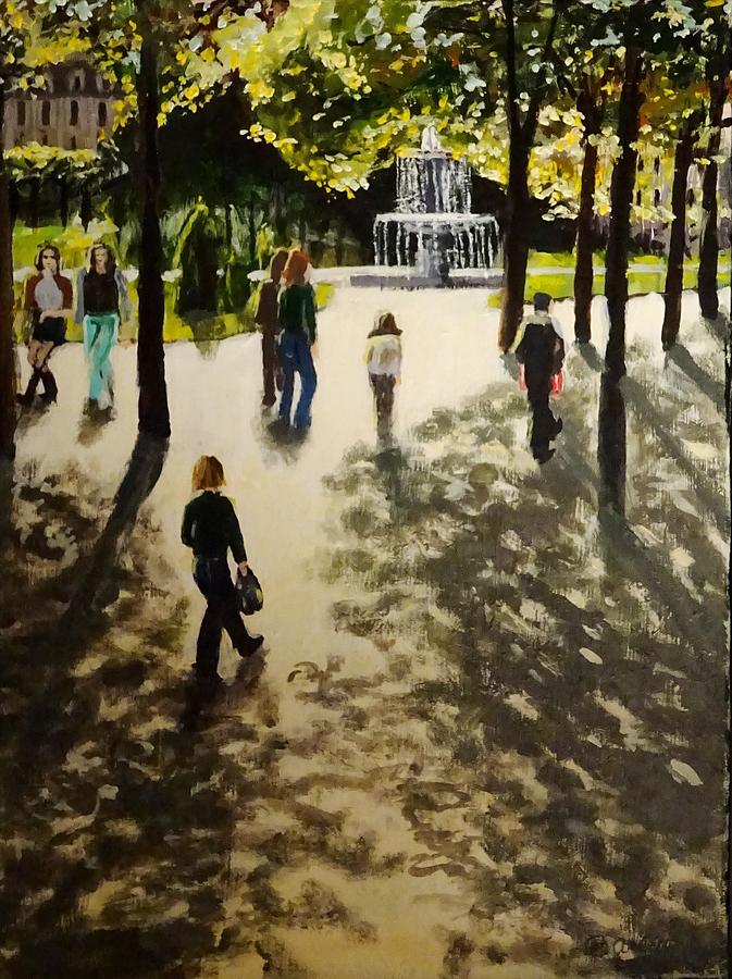 Marais Sunshine Painting by Brent Arlitt