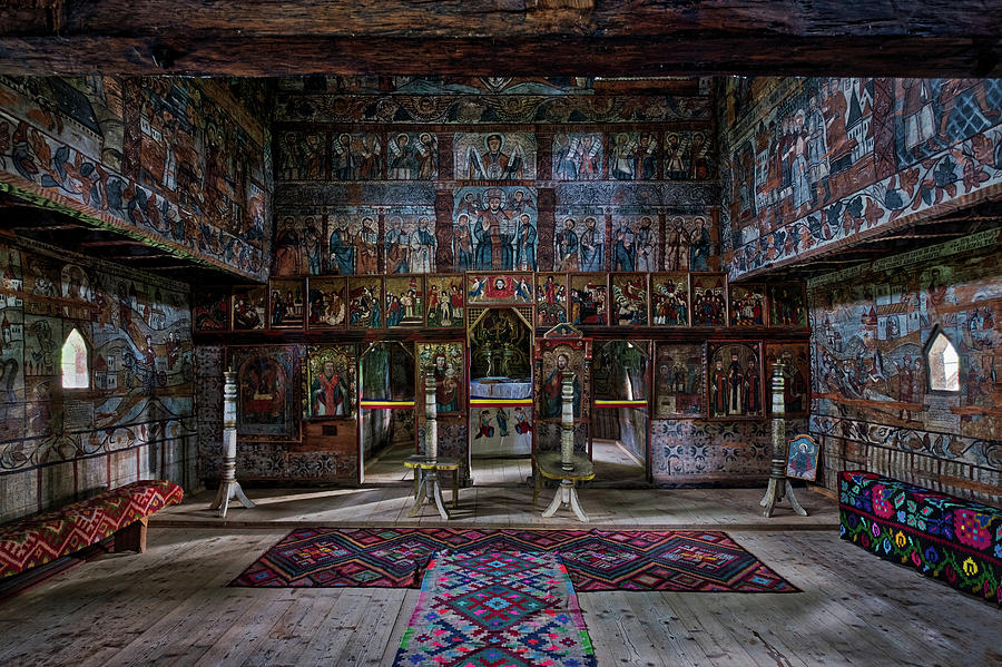Maramures Romania Church Interior Photograph by Stuart Litoff