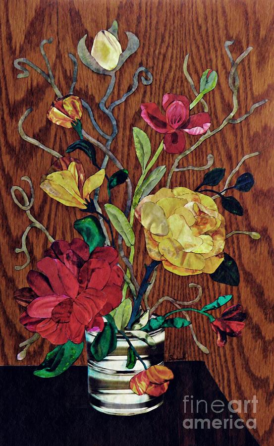 Flower Mixed Media - Maras Bouquet by Sarah Loft