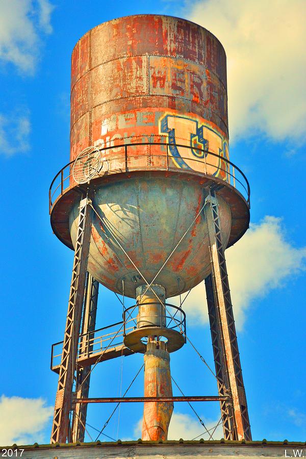 Marathon Motors Water Tower Photograph by Lisa Wooten