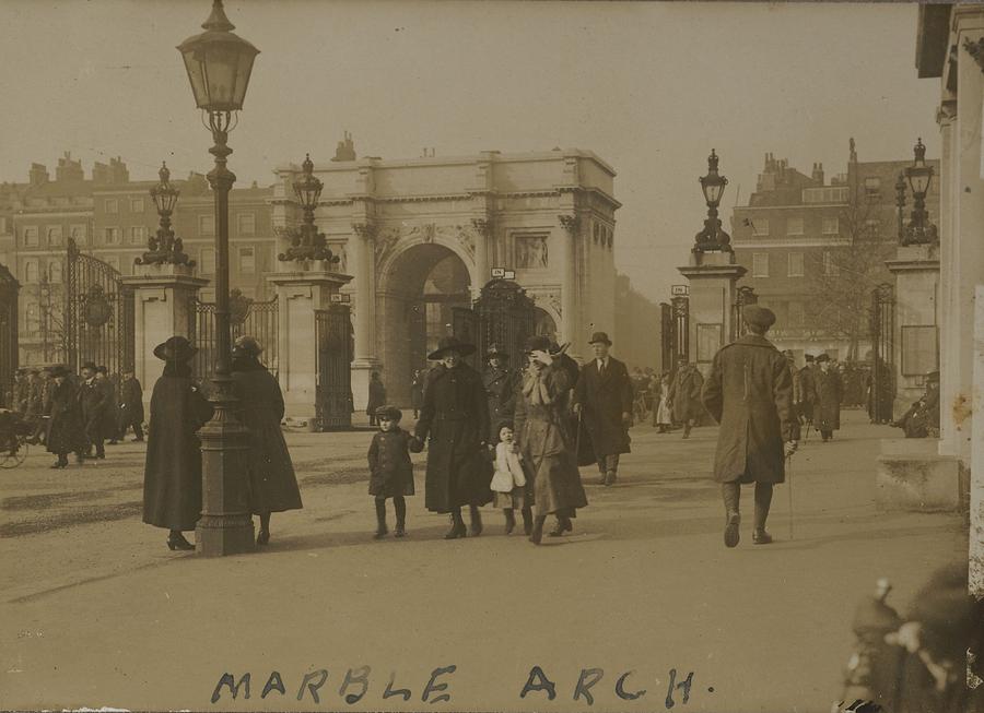 Marble Arch, 1919, by Herbert Green Painting by Celestial Images
