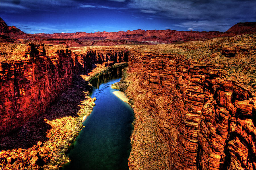 Marble Canyon from the Navajo Bridge Photograph by Roger Passman