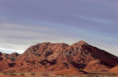 Marble Mountains Route 66 Painting by Mary-Austin Klein Marble Mountains Route 66 Painting by Mary-Austin Klein