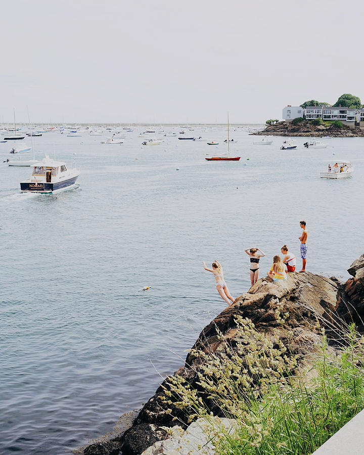 Marblehead Harbor in Summer Photograph by Brian McWilliams