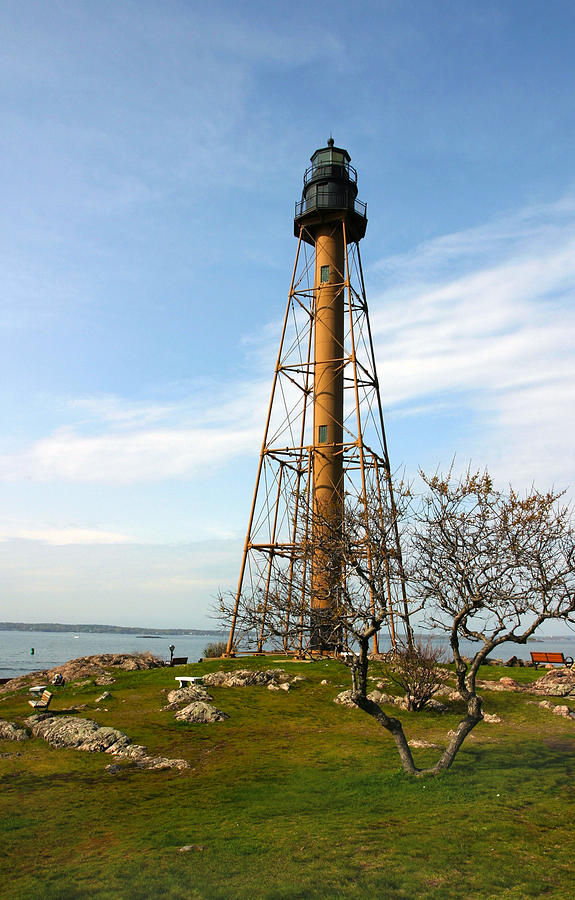 Tree Photograph - Marblehead Light by Michelle Constantine