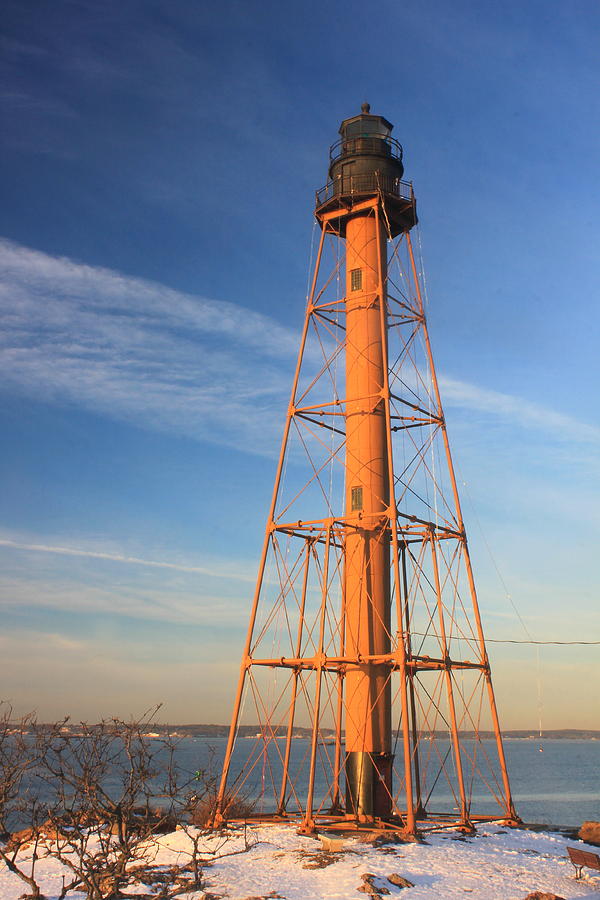 Marblehead Lighthouse Photograph by John Burk