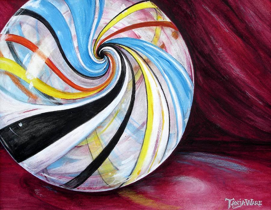 Abstract Painting - Marbleous by Tanja Ware