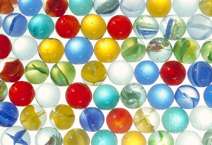 Marbles Photograph by Charles D. Winters