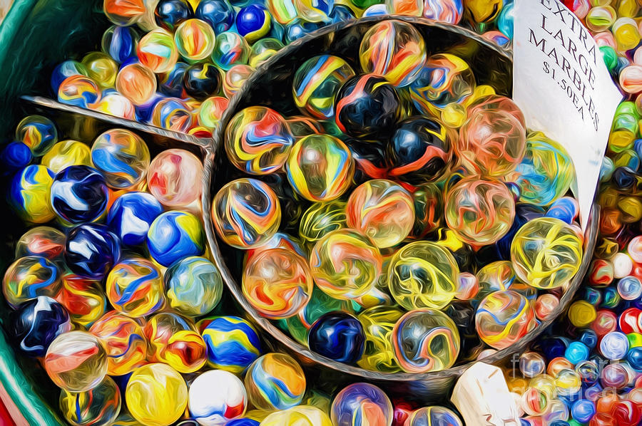 Marbles Photograph by Kathleen K Parker