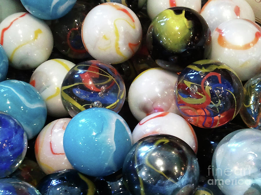 Marbles Photograph - Marbles by Leara Nicole Morris-Clark