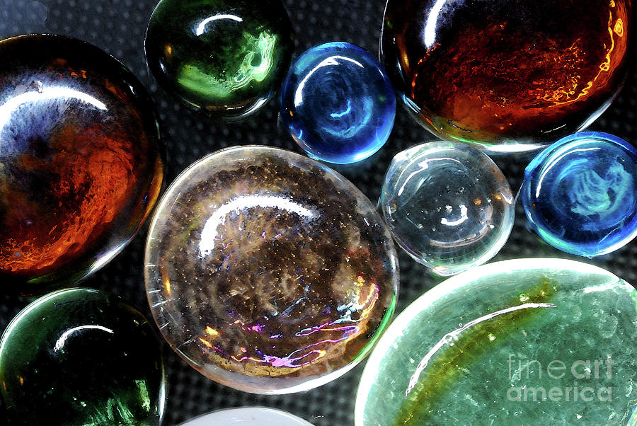 Marbles Photograph by Nancy Mueller