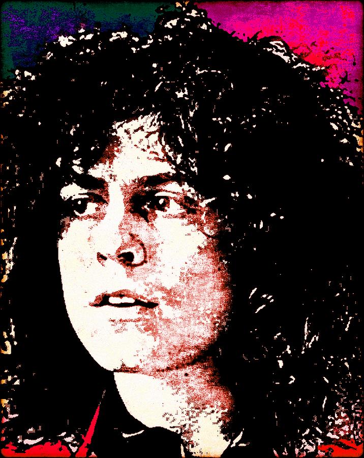 Marc Bolan Painting by Otis Porritt