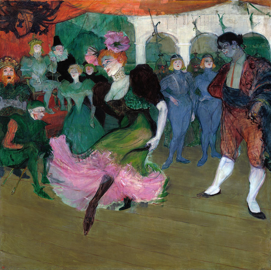 Marcelle Lender Dancing the Bolero Painting by Henri de Toulouse-Lautrec